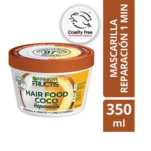 Hair Food Mascarilla De Fuerza Garnier Fructis Coco - 350ml
