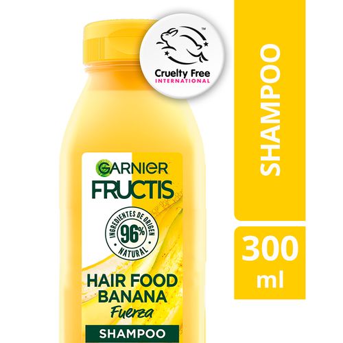 Hair Food  Shampoo De Fuerza Garnier Fructis Banana - 300ml