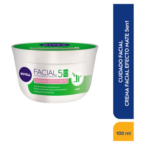 Crema Facial Nivea Efecto Matificante - 100ml