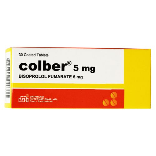 S Colber Bisoprolol 5mg 30 Tabletas