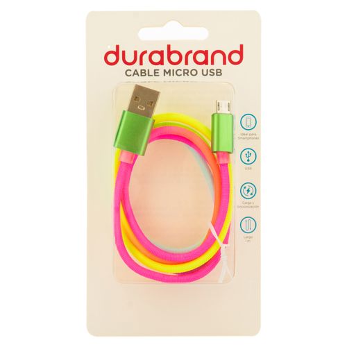 Cable Durabrand Micro Usb -1mt