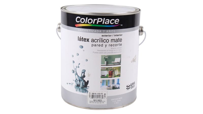 Comprar Pintura Látex Colorplace Acrílico Mate Pastel. 7 Años De Garantía - 1  Galón