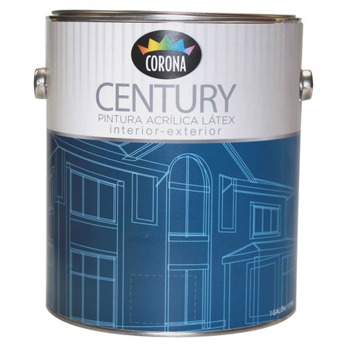 Pintura Látex Century Acrílica Color Blanco Antiguo - 1 Galón