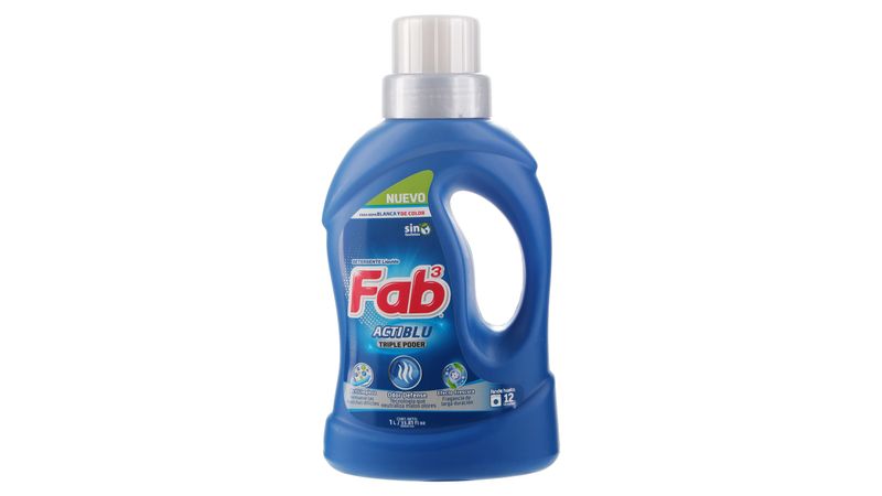 Comprar Detergente Líquido Fab 3 Acti Blu -8300ml