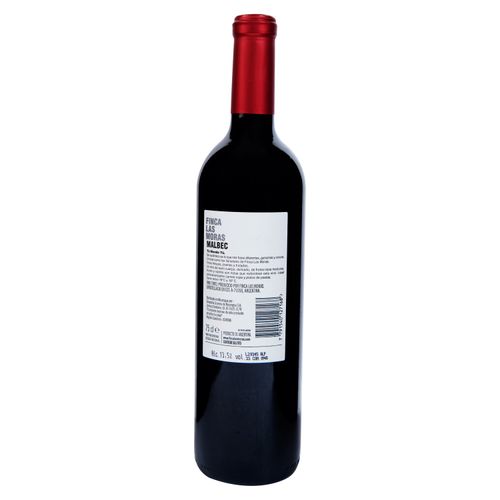 Vino tinto Finca Las Moras malbec con 13.5% vol - 750 ml