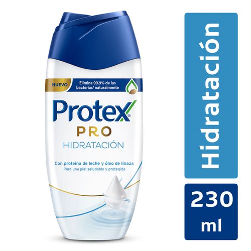 Jabón Corporal Antibacterial Protex Pro Hidratación - 230ml