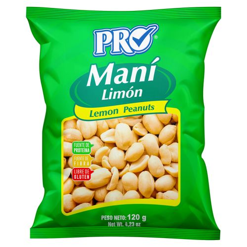 Maní Pro limón doy pack -120 g