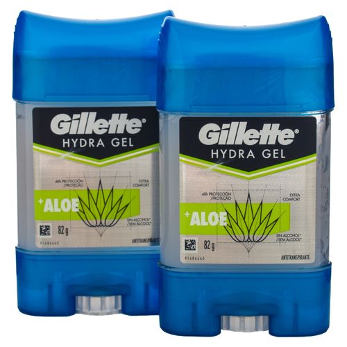 2 Pack Desodorante Gillete Aloe Hydratante - 164gr