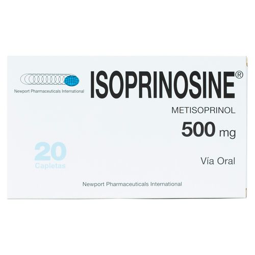 Isoprinosine 500 mg caja 20 comprimidos - Precio indicado por comprimido