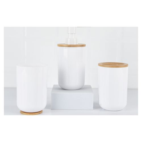 Set de baño Mainstays, blanco. Modelo: CAMPST-006-LD