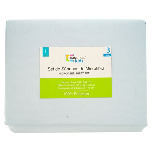 Set de sábanas Mainstays para niños, 3 piezas Modelo:SU-SHS-11-T