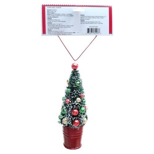 Adorno Arbol Holiday Time Carro Ct Wm