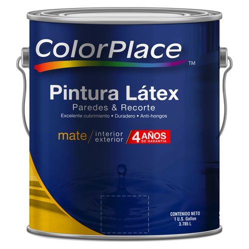 Pintura Látex ColorPlace Mate Base Tinte. 4 Años De Garantía - 1 Galón