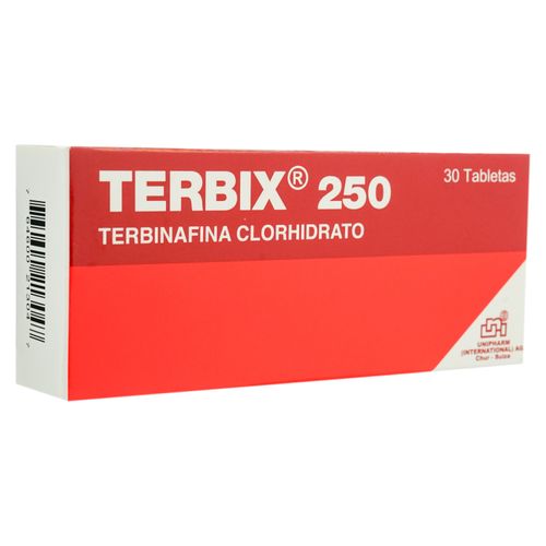 Terbix Terbinafina Caja X 30u - 250mg  -Precio indicado por Unidad-