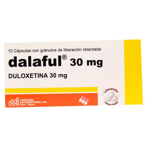 S Dalaful Duloxetina 10 Tabletas- 30mg