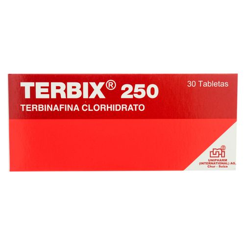 Terbix Terbinafina Caja X 30u - 250mg  -Precio indicado por Unidad-