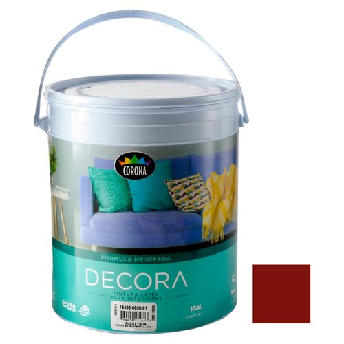 Pintura Latex Decora Formula Mejorada Para Interiores Color Sol - 1 Galon