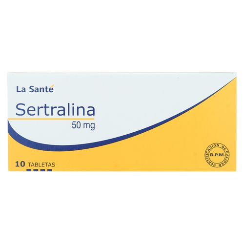 Sertralina La Sante Caja X 10 - 50mg