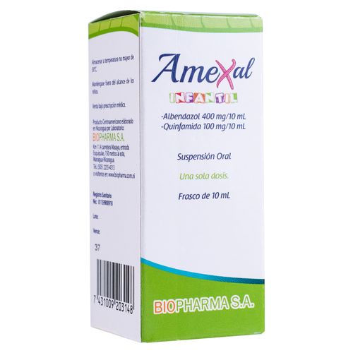 Amexal Biopharme Infantil 400mg100mg10ml