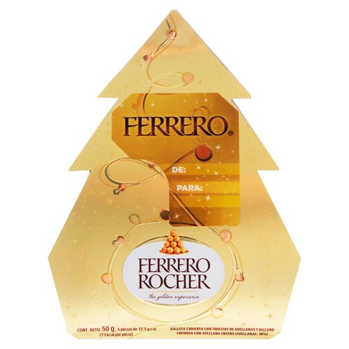 Chocolate Ferrero Rocher Pino T4 50Gr