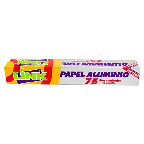 Papel Aluminio Link 25 Pies 1Ea