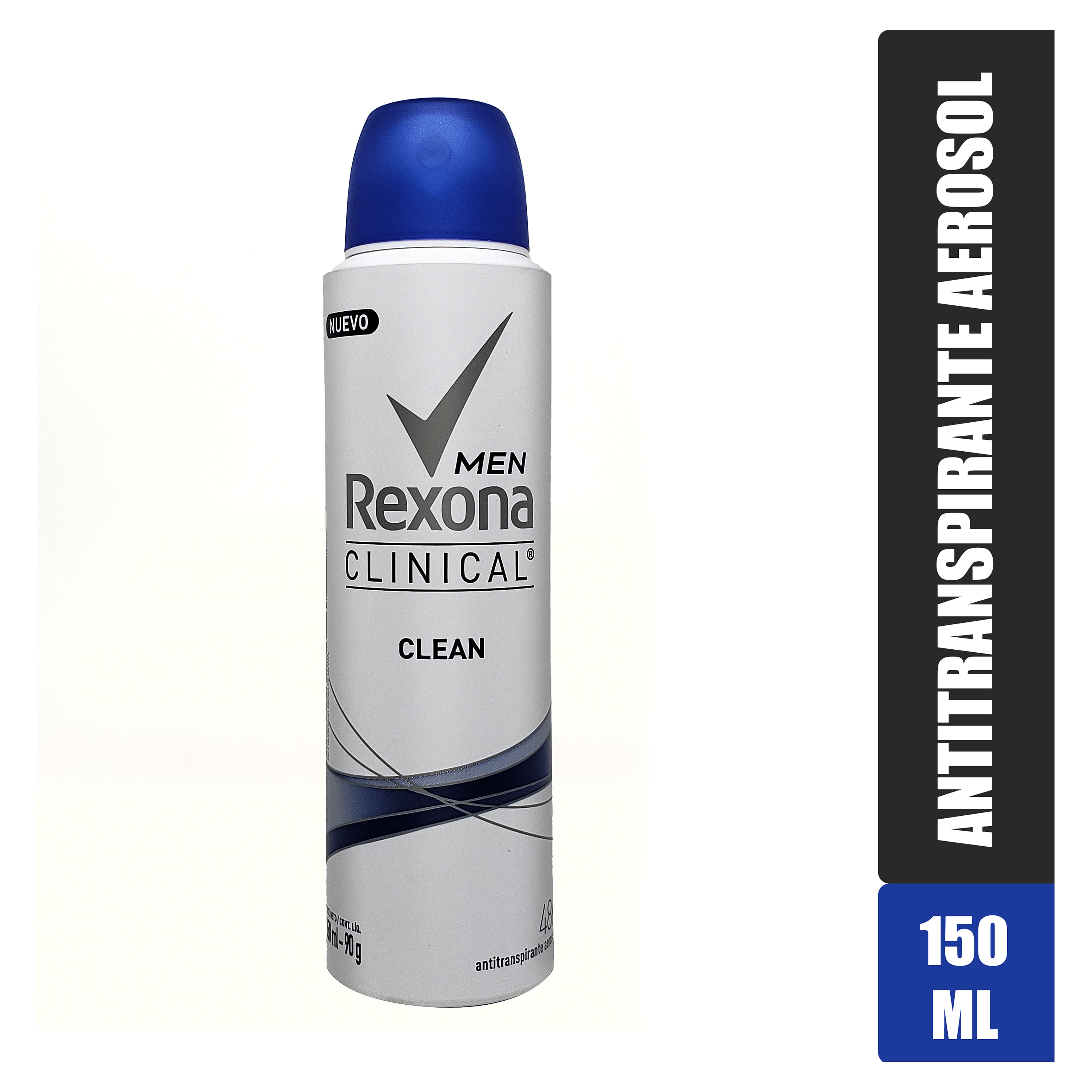 Desodorante Antitranspirante Aerosol Rexona Men Clinical Clean 150ml