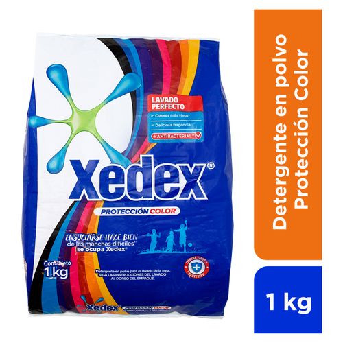Detergente En Polvo Xedex Protección Color - 1000gr