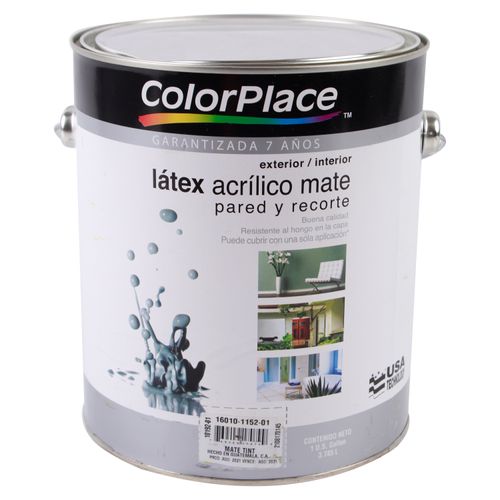 Pintura Látex Colorplace Acrílico Mate Tinte. 7 Años De Garantía - 1 Galón
