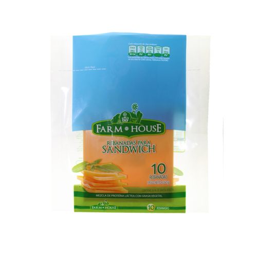 Queso Farm House Americano Análogo 10 Rebanadas - 160gr