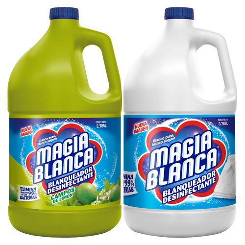 2 Pack Cloro Magia Blanca Rg Y Limon - 7570ml