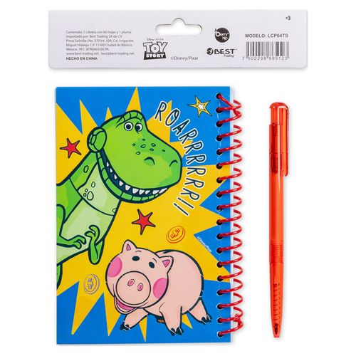 Libreta con Pluma Toy Story para escribir notas o tareas importantes