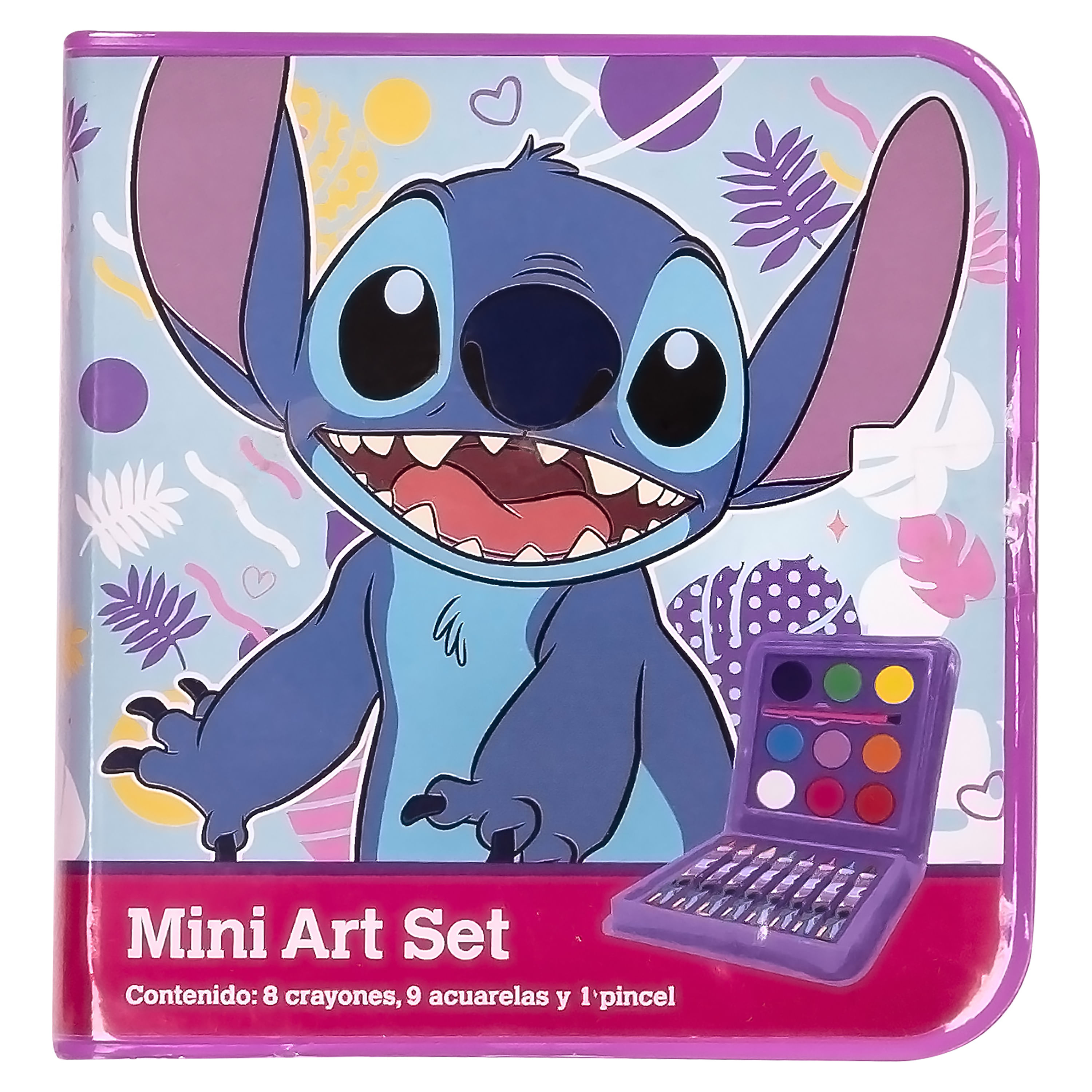 Set De Arte Disney Stitch Marcadores Dibujo Colores Plegable Kit De Dibujo  Profesional, Crayones Pastel, Acuarelas, Tubos De Pintura Acrílica,  Pinceles, Lápices, Godetes, Sacapuntas, Goma