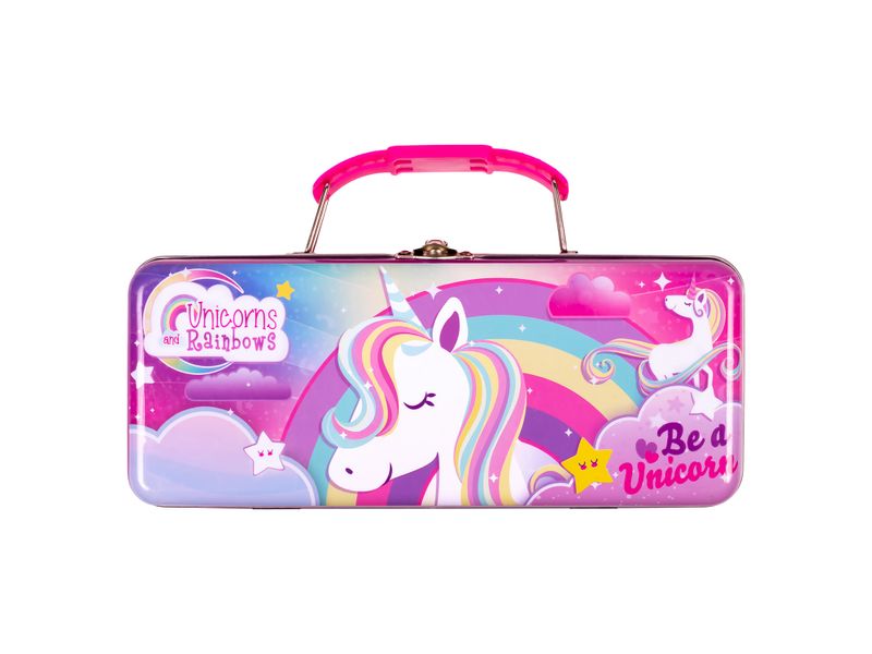 Lapicera-Rectangular-Met-lica-Unicorns-and-Rainbows-con-agarradera-para-transportar-con-mayor-facilidad-2-21197