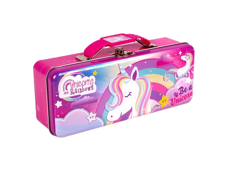 Lapicera-Rectangular-Met-lica-Unicorns-and-Rainbows-con-agarradera-para-transportar-con-mayor-facilidad-3-21197