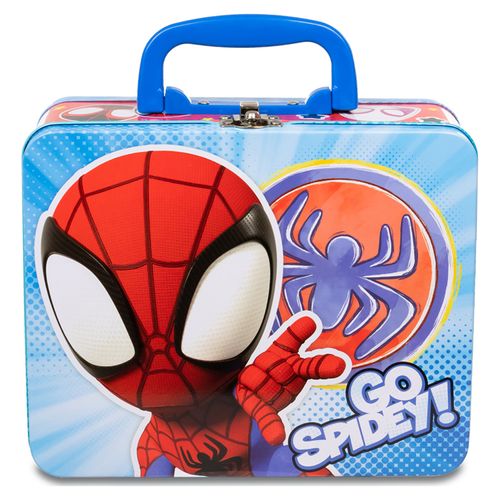 Lonchera Metálica Spidey Cuadrada para llevar el desayuno a la escuela