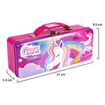 Lapicera-Rectangular-Met-lica-Unicorns-and-Rainbows-con-agarradera-para-transportar-con-mayor-facilidad-1-21197