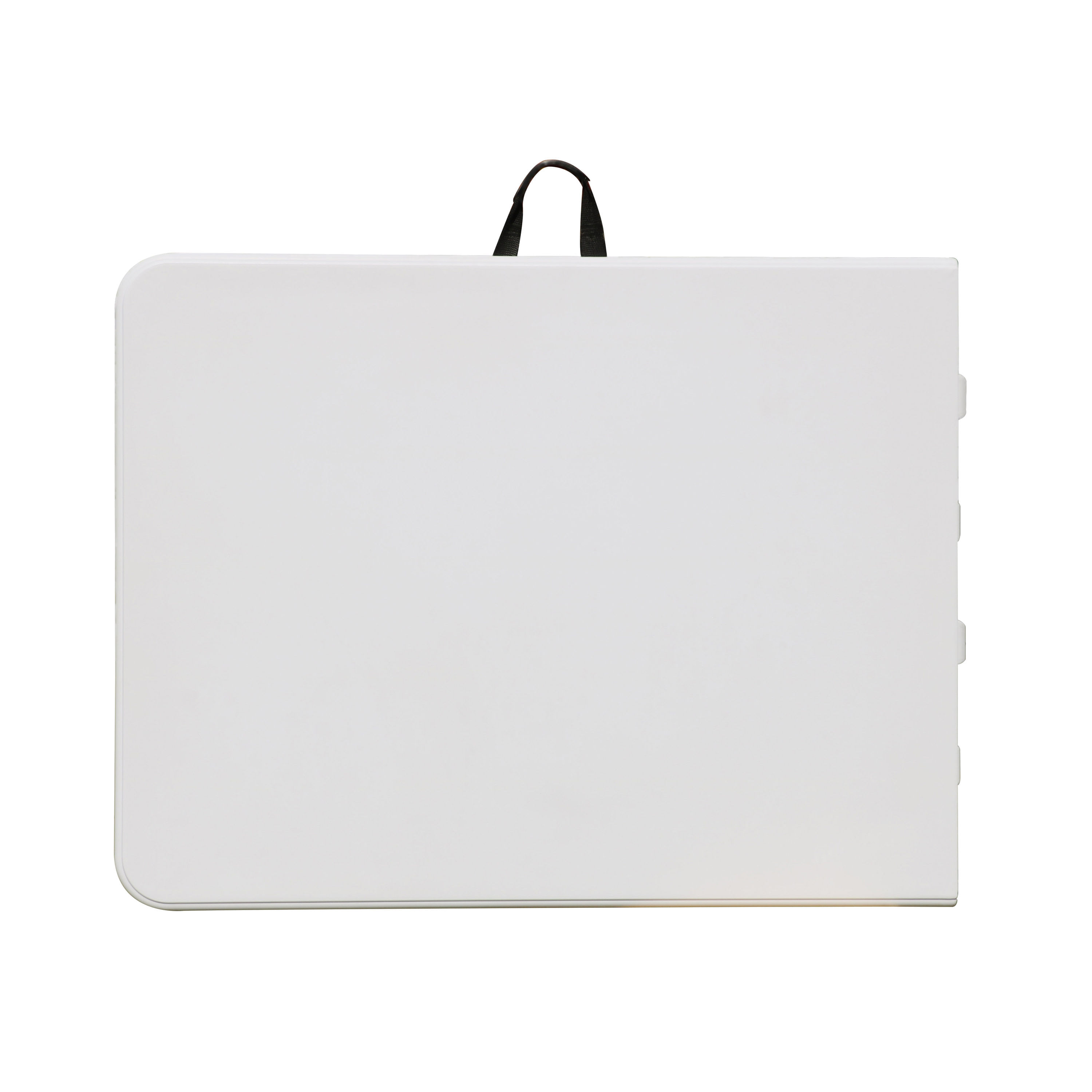 CASARIA® Mesa alta plegable aspecto de Mármol plegable 110,5x60cm color  Blanco Gris para interior