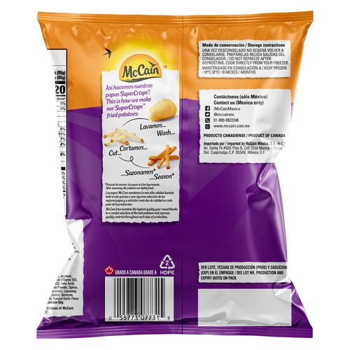 Papas Fritas Mccain Super Wedges - 750gr