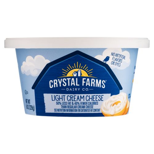 Queso Crystal Farms Crem Light - 226 g