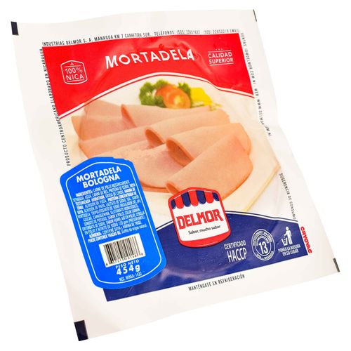 Mortadela Bologna Delmor 454gr