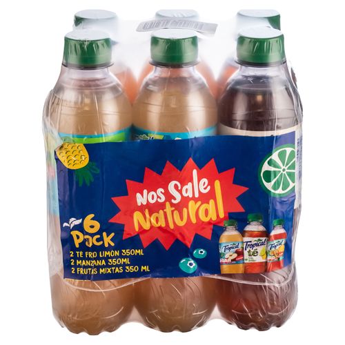 6 Pack Jugo Tropical Surtido - 350ml