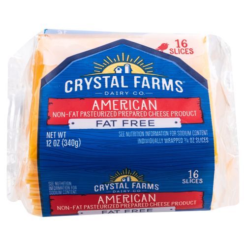 Crystal Farms Queso Americano 16R 340Gr