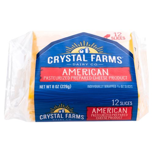 Queso Crystal Farms Americano 225 Gr
