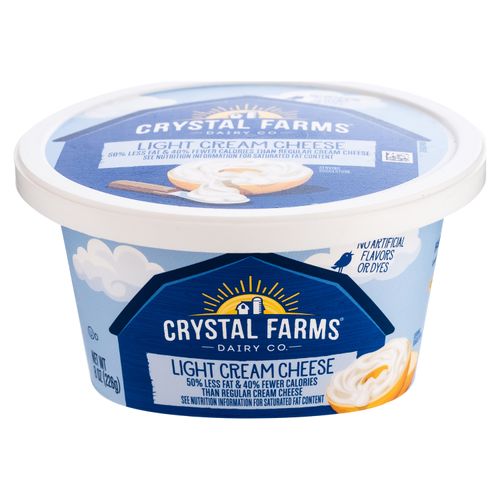 Queso Crystal Farms Crem Light 226 Gr