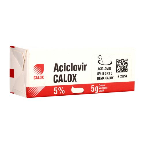 Unguento Aciclovir Calox 5% Crema Via Topica- 5gr