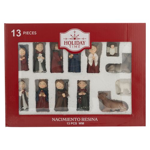 Adorno Nacimiento de resina 13 piezas Modelo  AM1619406-S84