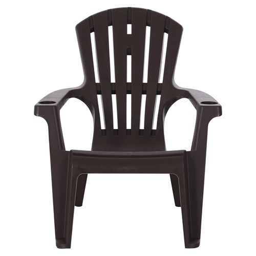 Silla Plastica Playera Adulto Color Café- Unidad