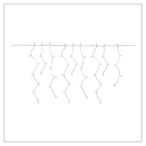 Serie 200 luces blancas tipo cascada, cable blanco Modelo 78071WC