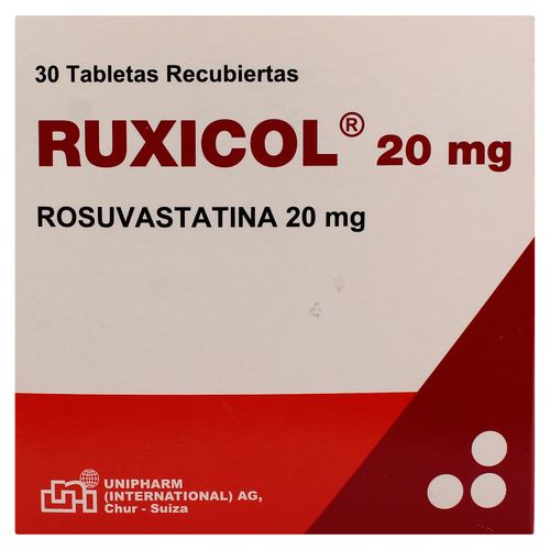 Ruxicol Unipharm 30 Tabletas - 20mg