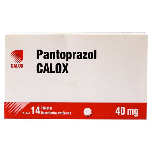 Pantoprazol De Calox 40mg- 14 Tabletas  -Precio indicado por Unidad-